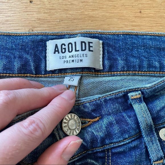 AGOLDE | Sophie Distressed High Waisted Skinny Jeans - Picture 6 of 12